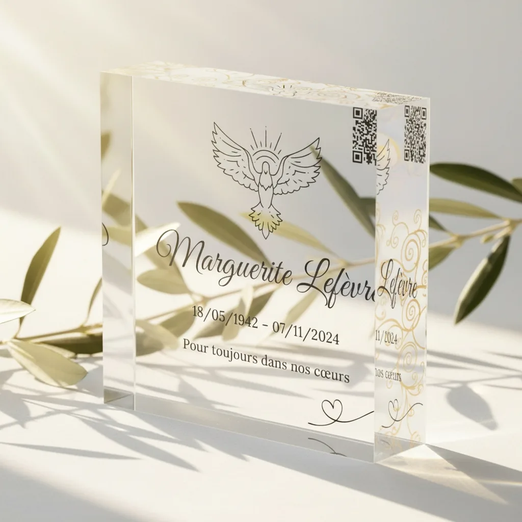 Plaque Forevr — design Colombes